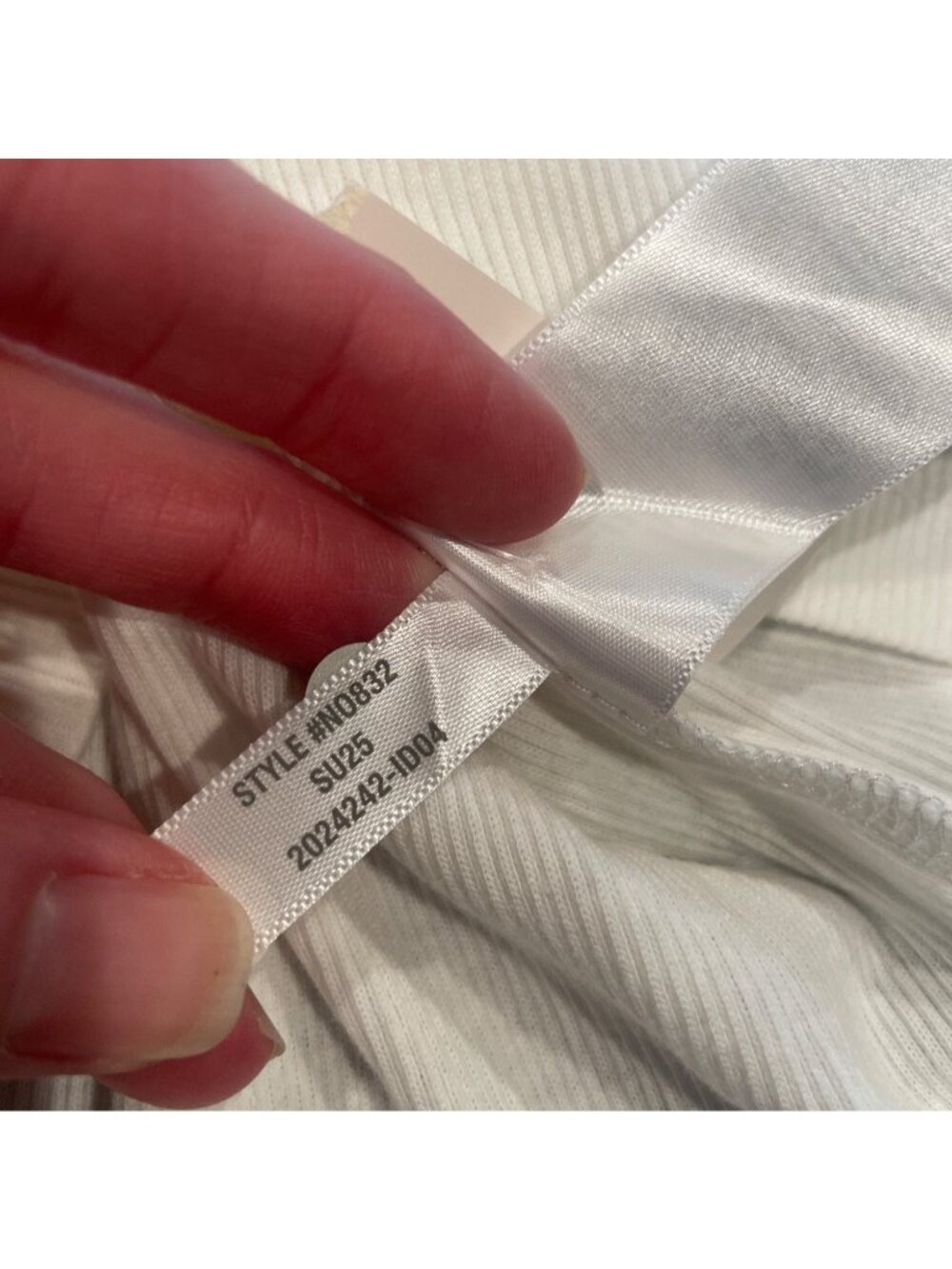 NWT Madewell Ribbed Tank Top Mens Medium White Undershirt Casual Loungewear - Picture 10 of 10